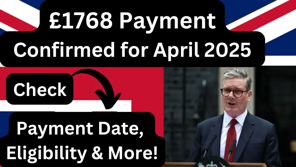 £1768 Payment for April 2025 Confirmed