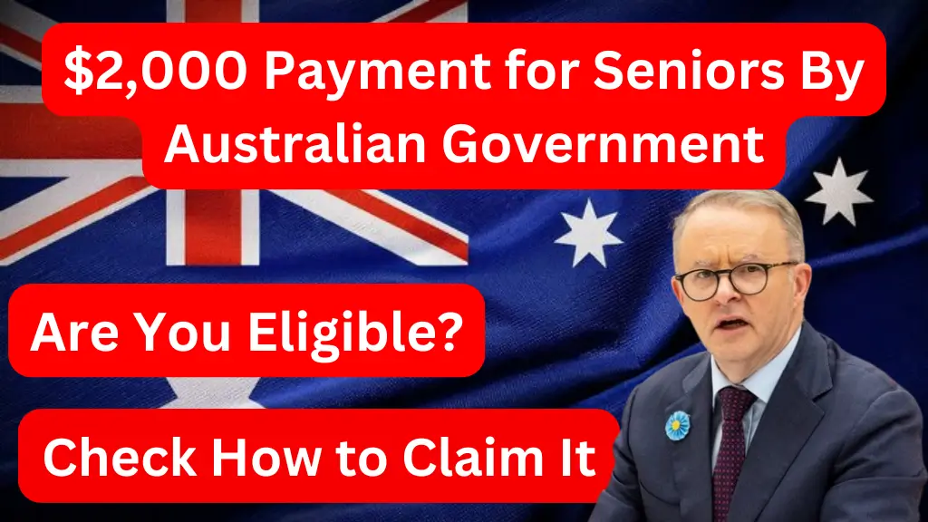 $2,000 Payment for Seniors By Australian Government