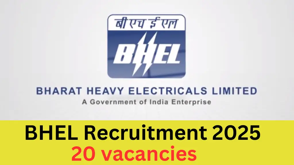 BHEL Recruitment 2025 Apply Online for Engineer & Manager Posts