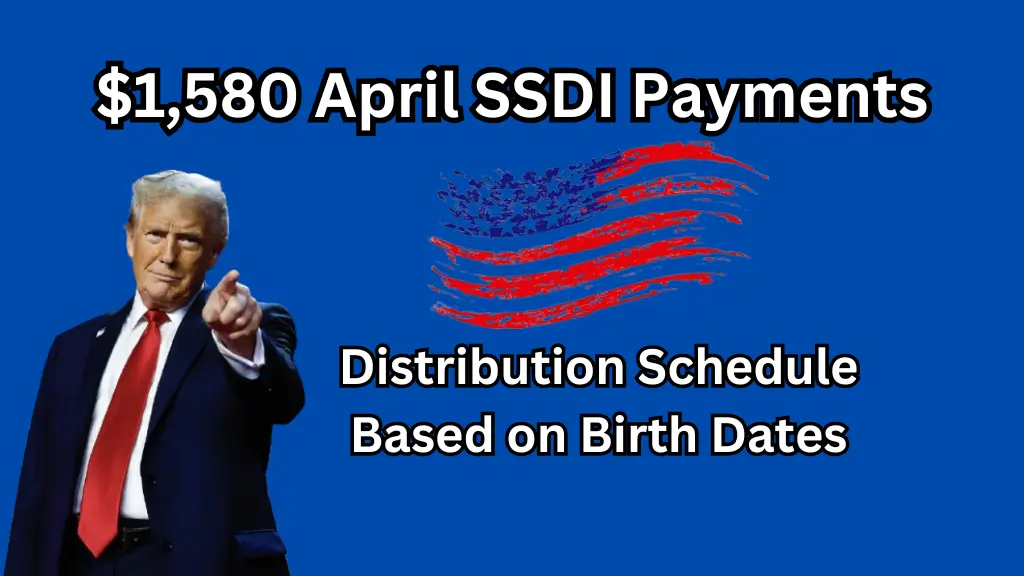 $1,580 April SSDI Payments: Distribution Schedule Based on Birth Dates