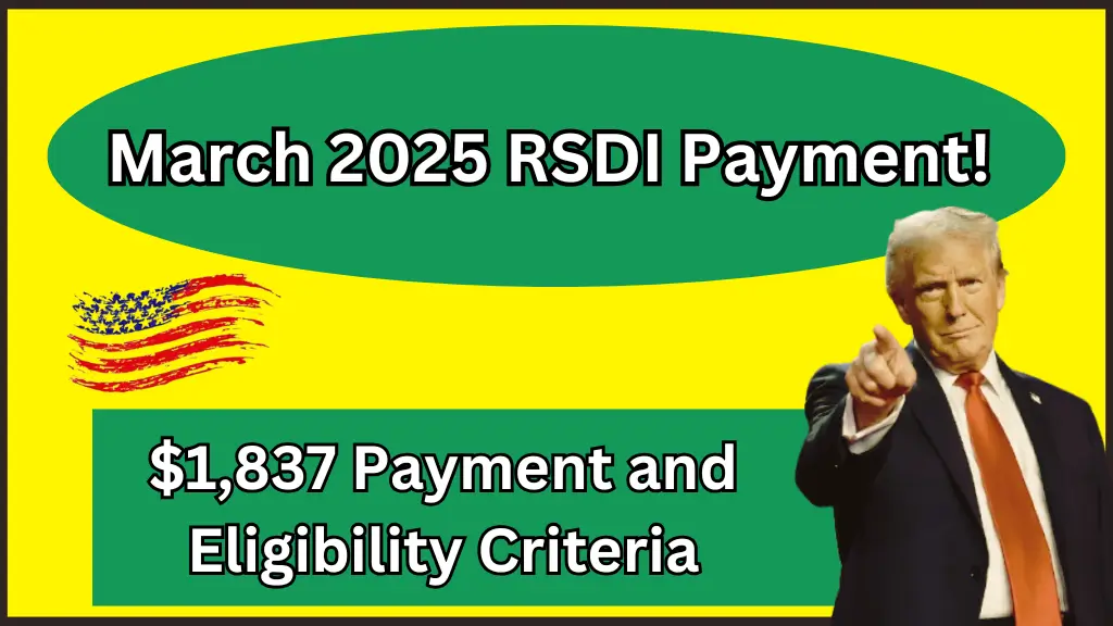 March 2025 RSDI Payment!