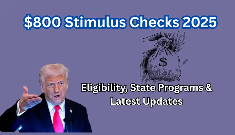 $800 Stimulus Checks 2025: Eligibility, State Programs & Latest Updates