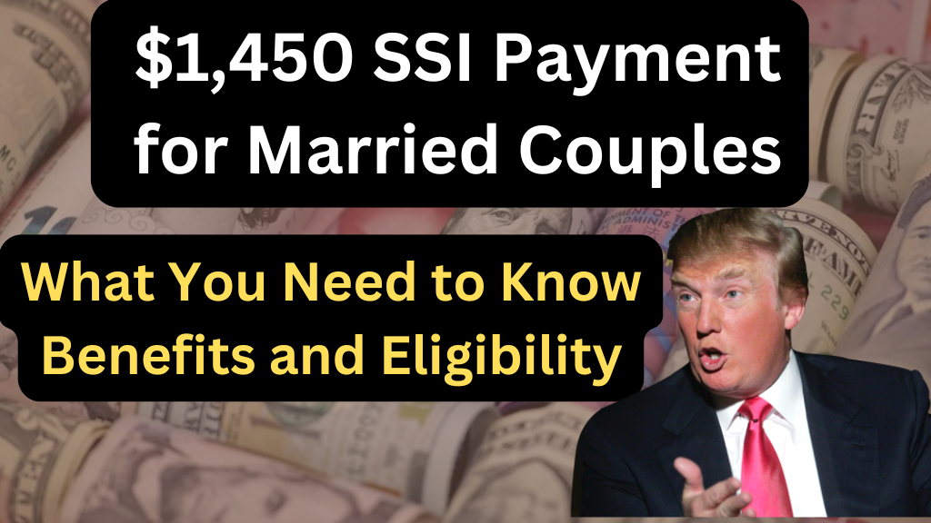 $1,450 SSI Payment for Married Couples What You Need to Know