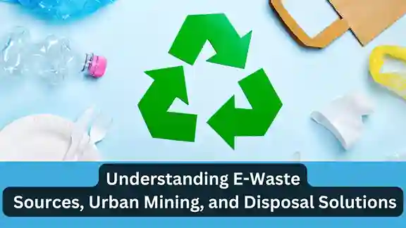 Understanding E-Waste Sources, Urban Mining, and Disposal Solutions